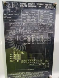 ABB Transformer 20000 KVA, 34000Y/19920 Volts - Image 2